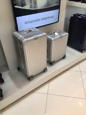 Classic Rimowa Topas Silver luggage only at VIAGGI !