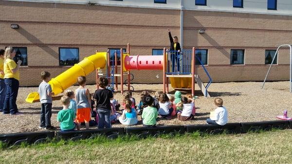 Sonshine School Pre-K Egg Drop Experiment