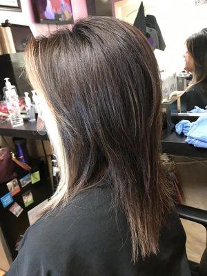 Two tone Haircolor