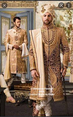 Indian Sherwani Suits Custom made for Men