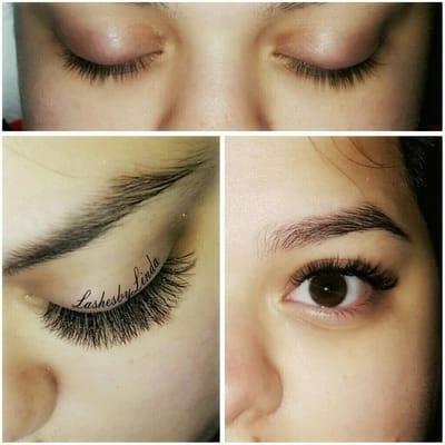 Yes, you dont have to go long with lash extensions. Main focus was VOLUME for this client.