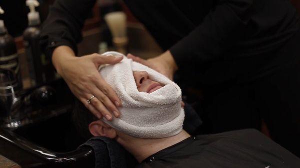 Each haircut includes a scalp massage and hot towel treatment.