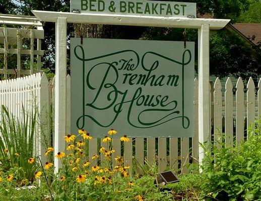 The Brenham House Signage