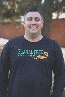 Meet Trey. Owner and operator of Guaranteed Pest Control.