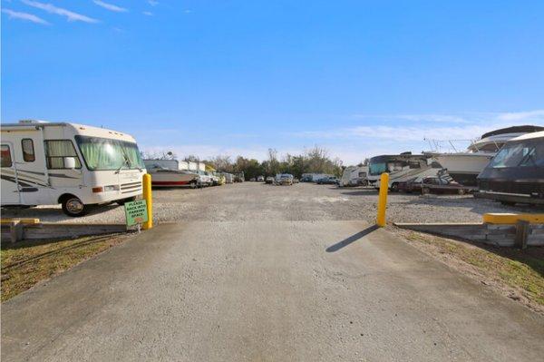 RV and boat parking available