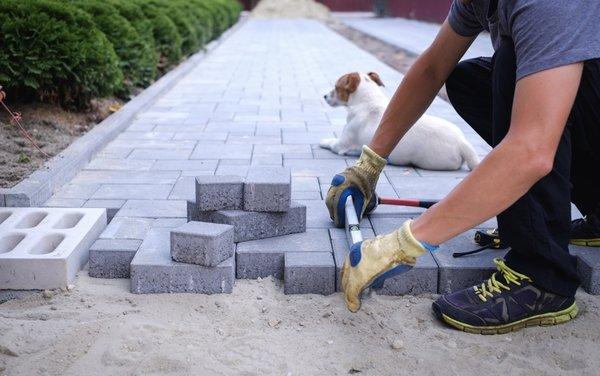 Pavers Installation.