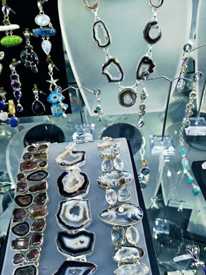 Pictures of some of the gorgeous jewelry at the Sterling Works, located on the beach, at the Riviera!