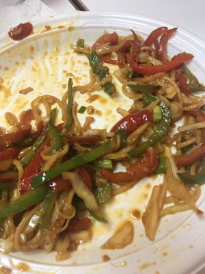 Garlic Ginger Chili Noodles. Where are the noodles?!!