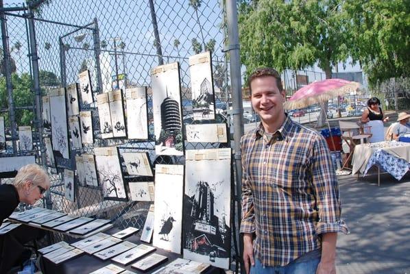 Patrick Haermmerlein @ the Silver Lake Flea Market, March 13, 2011