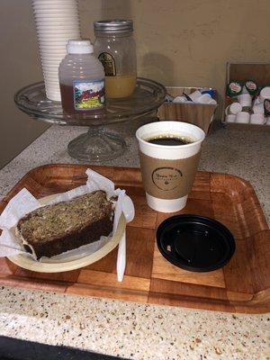 Coffee & Hummingbird Bread.