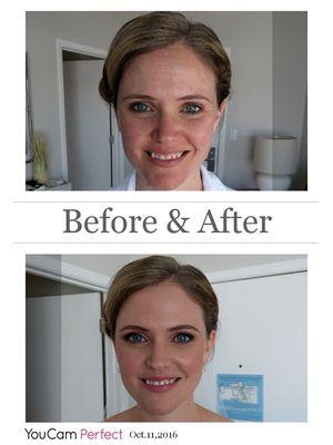 Bride to be before & after - Hair & Makeup by MV artistry