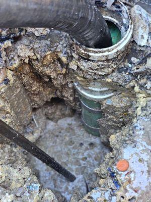 Don't let your grease trap look like this! Call us to schedule a cleaning.