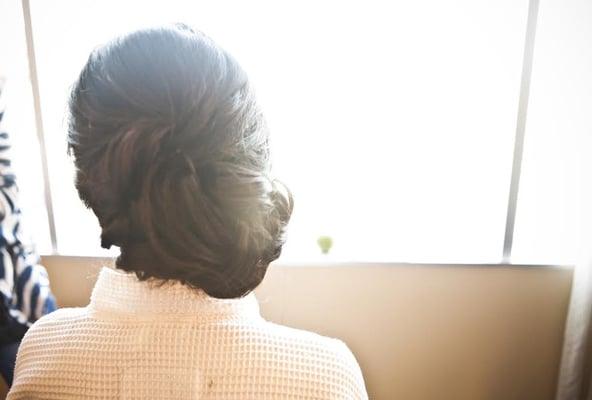 my wedding hair