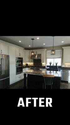 Finished kitchen remodel