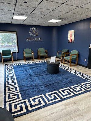 Waiting room...bright and extremely clean.