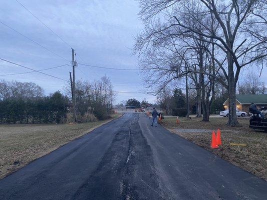 Our Xtreme crew got this private road repaved and knocked out in just a day! 
(850) 999-7800