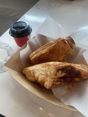 Cortadito, guava & cheese pastries.