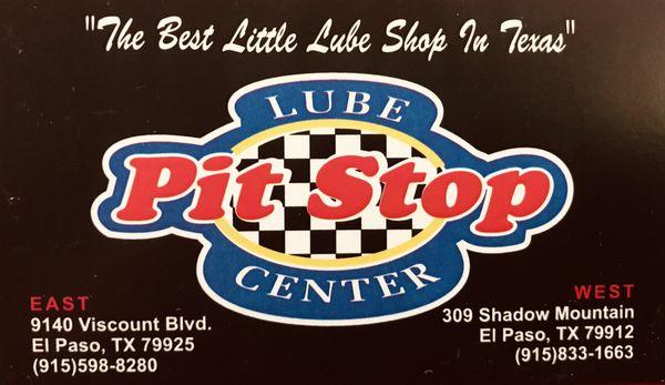 Pit Stop Lube Centers