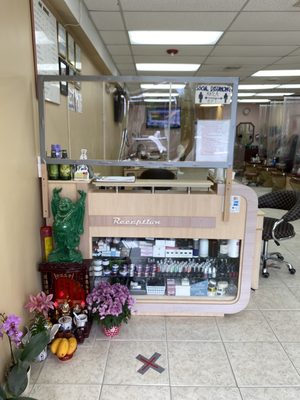 Inside nails salon