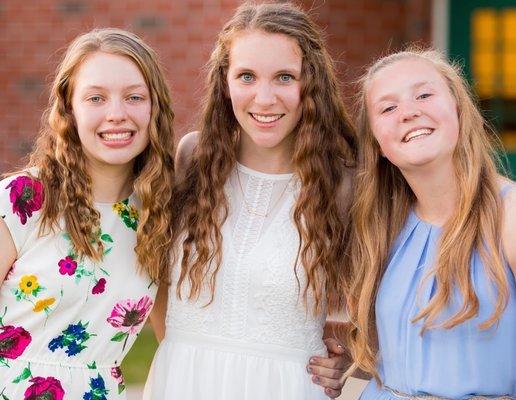 All three of these beautiful smiles were patients of Mullen Orthodontics