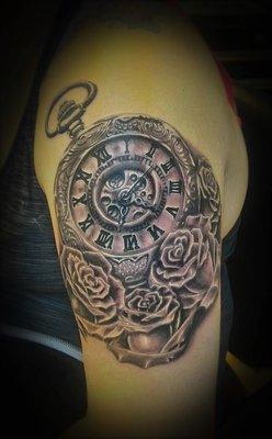 By Tom Ingram @ Black Pearl Tattoo and Body Piercing