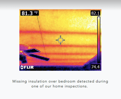 Home inspection with infrared technology