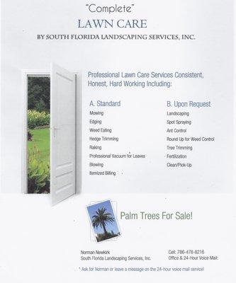 South Florida Landscaping Services