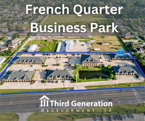 French Quarter Business Park in Spring, Texas! Beautiful business in North Houston. Currently available is 7115 office building for lease!