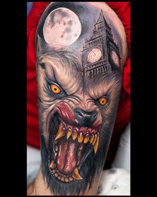 An American Werewolf in London by Rich Bustamante