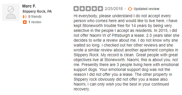 This is what happens when you put a negative review for this place! The owner will harass you and negate you at every turn!