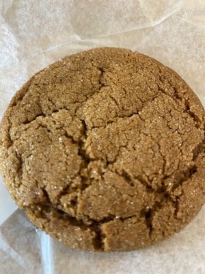 Ginger molasses cookie.