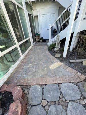 If you're interested in having a paved walkway installed, contact us at Real Time Home Improvement.