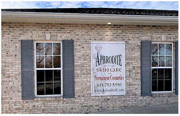 New signage "Aphrodite Skin Care LLC".