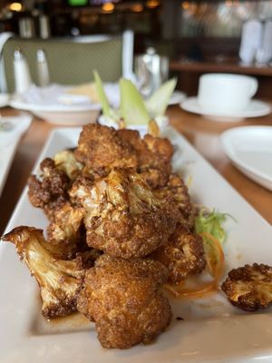 Crispy Honey-Pepper Cauliflower