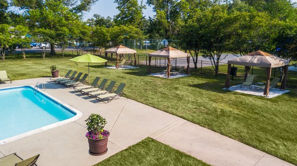 Poolside Cabanas