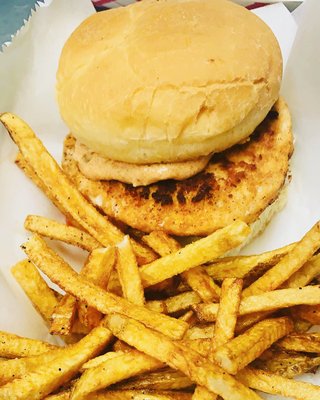 Grilled Salmon Burgers