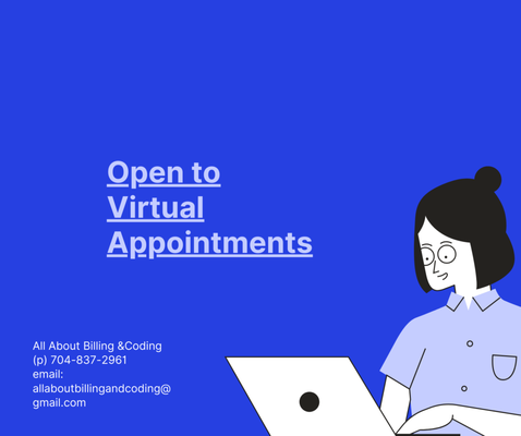 Open to virtual appointments for our new clients