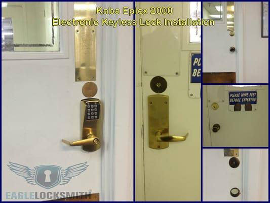 Kaba Eplex 2000 Electronic Keyless Lock Installation @ Standard Printing Company (SPC)