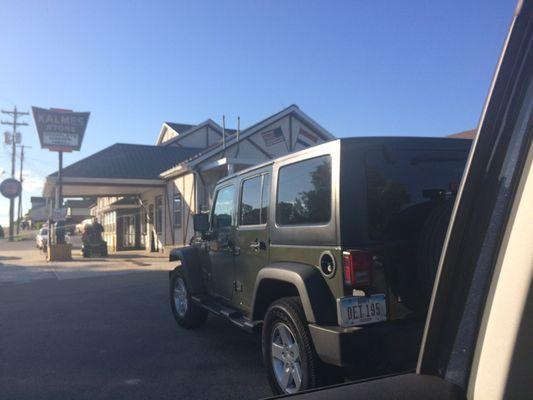 Gas + Restaurant and Outdoor Patio.