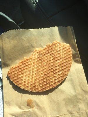 Sorry I went straight into fat kid mode. Their thin danish waffle with a truck made Carmel