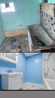 Bathroom renovation