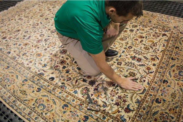 Our experienced technicians can clean nearly any type of rug, including oriental and Persian rugs...