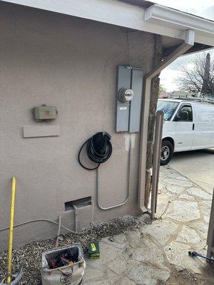 Tesla J1772 charger installed.