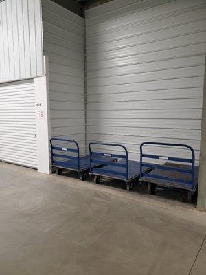 Convenient carts to help you get moving!!