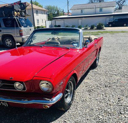 slick old mustang with some enhancement and 3 year system x crystal ss