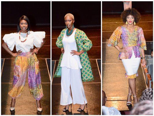 Runway looks in batik and ankara