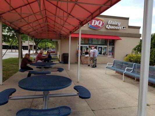 Great day for icecream on this 90 some degree afternoon.