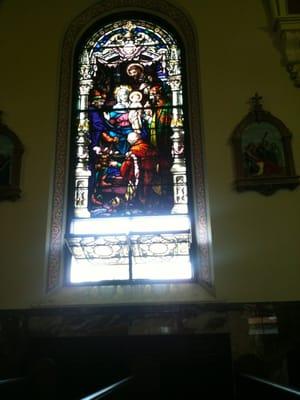 Stained glass window