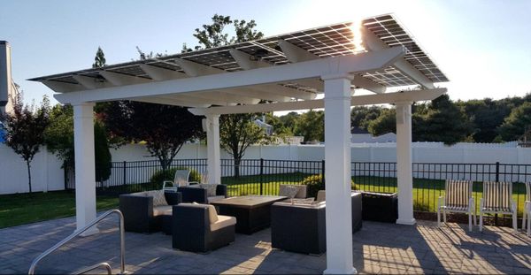 Pv Solar Pergola