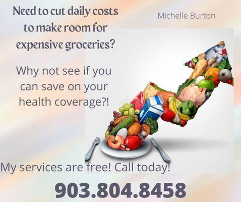 It costs you nothing to see if I can help you lower your health coverage costs without dropping your coverage.